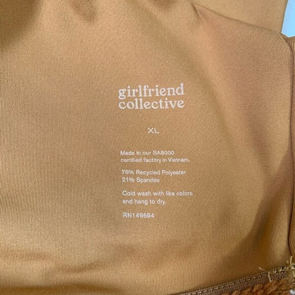 The Girlfriend Collective sleeveless pants unitard fitted jumpsuit outfit romper - Picture 5 of 9